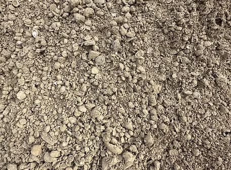 DOT bank run shell mixed with dirt and rocks for road base and fill material Florida