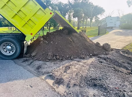 Fill dirt for grading site preparation and construction projects Southwest Florida